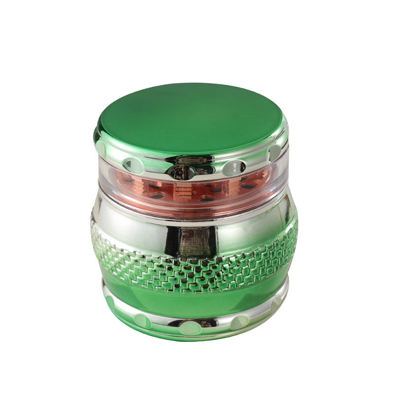 thumbnail image 2 of SharpStone 4-Piece 63MM Gunmetal Grinder – Premium Spice & Herb Crusher With Pollen Catcher 2 of 3